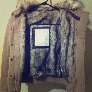 Abercrombie and Fitch Fur Coat